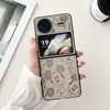 Funda de Teléfono vivoXFlip de Cuero de Dibujos Animados Mickey Moderna Estuche Duro Plegable Nuevo de Gama Alta vivoxflip