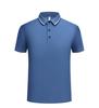 Primavera y verano 2024 2598 perlas de seda de hielo 170g manga corta cuello de sol camisa tipo polo informal de negocios deportivo moda y comodidad