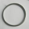 Anillo de acero inoxidable círculo soldado sin costura anillo sólido hueco círculo tubería de acero doblado círculo anillo de acero para fitness anillo