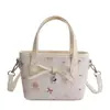 Bolsa Grande Estampada Estilo Dulce y Femenino para Mujer 2026 Nueva Bolsa de Hombro Grande de Gran Capacidad para el Trabajo Versátil Casual