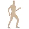 Body Elástico Naranja para Hombres y Mujeres, Disfraz Zentai de Cuerpo Completo con Cara Descubierta, Mono Invisible para Cosplay de Halloween