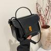 Bolso de mano para viajero Mujer 2025 Primavera Nueva Moda Transfronterizo Cuero Encerado Bolso Mensajero Texturizado Bolso Bandolera