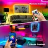 Luzes LED 5V com chave USB 24 infravermelho Bluetooth 5050RGB luzes coloridas com barra de luz de fundo de TV