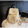 Mochila Casual de Gran Capacidad para Mujer 2026 Nuevo Estilo Coreano Ligera Bolsa de Viaje Color Sólido Mochila Escolar para Estudiantes Venta al por Mayor