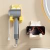 Estante de Almacenamiento para Secador de Pelo Soporte Perezoso para Secador Almacenamiento para Secador de Pelo Multifunción Sin Perforaciones Soporte Universal para Secador de Pelo
