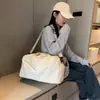 Bolsa Deportiva de Ocio Simple para Fitness Cruzada Separación Seca y Húmeda Bolsa de Viaje para Exteriores Gran Capacidad Bolsa de Almacenamiento para Dormitorio Estudiantil