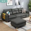 Sofá de tecido nórdico moderno minimalista para apartamento pequeno, conjunto para sala de estar para casa e apartamento, removível e lavável, móveis novos