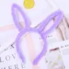 Diadema de Orejas de Conejo de Peluche de 13 cm al por Mayor Nueva Conejo de Pelo Largo Diadema para Lavado de Cara de Mujer Accesorio de Cabello Lindo Promocional para Microempresa