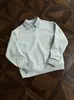 Moletom com Capuz Xadrez Pesado Americano Falso Duas Peças Masculino Feminino Outono Inverno Senso de Design Patchwork Gola Polo Manga Longa Pulôver