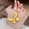 Estilo Semelhante ao Livro Vermelho Pequeno Pingente Borboleta Sonho Kingdee Cor Dourado Antigo Pontos de Diamante Colar Borboleta Grande Corrente de Clavícula