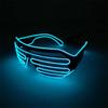 Gafas luminosas LED con obturador, accesorios para conciertos, fiestas navideñas, accesorios para animadores, gafas fluorescentes con flash