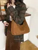 Bolso de Hombro Retro de Gran Capacidad Tipo Bollo 2026 Nuevo Invierno para Mujer, Bolso Cruzado de Moda Estilo Mori para Mujer