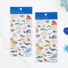 Tipetoys Estilo Chino Guka Serie Universo Chino Tipo C Historia del Océano Pegatina Estampada en Caliente Criaturas Marinas