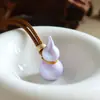 Acessório Original Novo Colar de Cabacinha Esmaltada Colorida para Mulheres, Corrente de Suéter Puxável de Luxo Leve de Nicho de Alta Qualidade