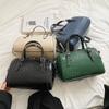 2022 Nuevo Bolso de Hombro para Mujer de Gran Capacidad con Patrón de Cocodrilo, Moderno, Simple, Casual, Combinable, Bolso Cruzado