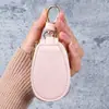Mini monedero para llaves para hombres y mujeres, bolsa de almacenamiento portátil con cremallera, cubierta protectora para llavero de coche, bolsa colgante portátil al por mayor