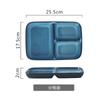 Yingquan glaseado creativo juego de vajilla de cerámica estilo japonés plato binaural plato con compartimentos plato para condimentos taza de café tazón de desayuno