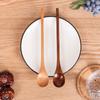 Cuchara de Madera, Cuchara para Revolver, Cuchara de Café, Cuchara de Miel con Mango Largo, Cuchara para Postre, Cuchara de Té Japonesa, Cuchara para Condimentos, Cuchara para Cocinar, Vajilla