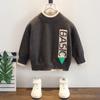 Suéter para Niño Otoño Invierno Cálido Nuevo Infantil Cool Elegante Cuello Redondo Tejido de Punto Versión Coreana Suéter de Moda para Niños