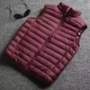 Chaleco acanalado ligero para hombre, chaleco corto de algodón fino para hombre, para hombres de mediana edad y jóvenes, chaleco de negocios casual, ligero para estudiantes, transfronterizo
