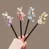Nuevos Accesorios de Horquilla de Lirio del Valle Estilo Chino para Mujeres, Horquilla, Palillo para el Cabello, Aleación, Estilo Antiguo, Sensación de Alta Gama, 2026, Cheongsam, Floral, Hanfu