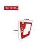 Adecuado para el panel de cambios de modificación interior de fibra de carbono Corolla 14-18, piezas de automóvil, pegatinas decorativas