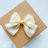 Fina gasa brillante de doble capa, accesorio de lazo tipo hada, decoración para caja de regalo DIY, accesorio para ropa, tocado, pasador