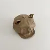 Gorra infantil para otoño e invierno, cálida y a prueba de viento, boina octagonal, gorra de visera suave de cuero retro linda tipo 'newsboy' para niños y niñas