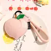 Llavero de coche de cuero de fruta de dibujos animados lindo moda creativa colgante de bolso regalo pequeño para pareja venta al por mayor
