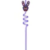 Urso de Desenho Animado Palito Colorido Espiral Palito Decorativo de Desenho Animado Forma Espiral Padrão Fofo Palito Dobrável Divertido