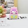 Llavero con colgante de muñeca de Sanrio para niña, llavero con colgante de dibujos animados de Sanrio, accesorios para bolso de coche al por mayor