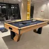 Mesa de Billar Shenling Estándar para el Hogar Mesa de Billar Americana Mesa de Billar Comercial Mesa de Ping Pong Tres en Uno
