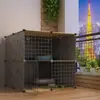 Jaula para gatos casa interior jaula vacía espacio libre súper grande casa para gatos casa para gatos nido de dos pisos tres pisos villa para gatos pequeños