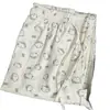 Pantalones de Arroz Glutinoso Gato Kt para Otoño e Invierno, Pantalones Gruesos con Forro Polar para Otoño e Invierno, de Cintura Alta, Caída Amplia y Pierna Ancha para Mujer, Pantalones Rectos Relajados Estilo Perezoso