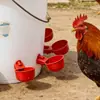 Bebedero Automático para Pollos, Tazón de Agua para Pollos, Patos, Gansos, Codornices, Polluelos y Pájaros, Comedero de Agua para Aves de Corral