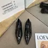 Nuevos Zapatos Planos de Otoño 2025 con Tacón Bajo, Boca Profunda y Punta Fina, Elegantes Zapatos Pequeños de Cuero para Mujer, Profesionales para el Trabajo, Mocasines Casuales