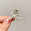 Pasador Pequeño de Perla de Aleación, Delicado y Elegante, Accesorio para el Cabello de Alta Gama, Mini Pasador para Peinados Semirecogidos