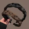 Diadema para Mujer de Gama Alta con Temperamento Pinza para el Cabello para Lavarse la Cara Goma para el Cabello Accesorios para el Cabello 2026 Nuevo Borde Ancho con Dientes Cueva para el Cabello de Viaje