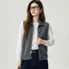 Suéter 100% caxemira pura para mulheres, nova coleção outono/inverno, cor sólida, trança estilo vintage, gola alta, colete cardigã de tricô