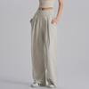 Pantalones Deportivos Rectos Sueltos Pierna Ancha Yoga Transpirables Exteriores Casual Running Overol Delgados Verano