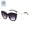 Gafas de Sol de Moda Europeas y Americanas Defeng 39012, Gafas de Sol Metálicas de Moda para Mujer, Comercio Exterior Transfronterizo al por Mayor