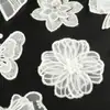 Parche Bordado de Lazo de Encaje de Dibujos Animados Lindos Accesorios para Diario DIY Broche Pasador Adornos para Joyería Parche de Tela