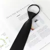 Corbata de cremallera Corbata para hombre Corbata de negocios para hombre Corbata para novio de boda Corbata perezosa Corbata de fácil extracción Corbata gratis