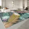 Alfombrilla de suelo para sofá estilo crema de alta gama, Alfombra antideslizante para dormitorio junto a la cama, Alfombra de mesa de centro de lujo ligero, Alfombra de sala de estar