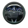 Aplicable a Cubierta de Volante Ford Kuga Invierno Felpa Ultradelgada Especial Modelos 13-20 Antideslizante Absorbente de Sudor Cubierta de Agarre