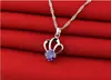 Collar sencillo de circón Belleza de princesa temperamento moda coreana colgante de corona joyería popular venta al por mayor