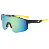Nuevas Gafas de Sol Deportivas en Stock, Gafas de Sol Coloridas de una Sola Pieza, Gafas de Ciclismo para Exteriores Transfronterizas, Gafas de Montañismo, Gafas a Prueba de Viento