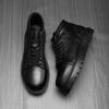 Suministro directo de fábrica botas de trabajo botas cortas para hombre zapatos de invierno con forro de polar zapatos de caña alta coreanos botas estilo británico Martin lote