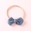 Accesorios para el cabello para niños europeos y americanos de gran venta en comercio exterior, lindo lazo de pana para bebé, correa para el cabello, diadema elástica de nailon para bebé