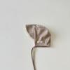 Sombrero de Bebé Pan Otoño e Invierno Orejeras de Encaje Sombrero de Corte Estilo Coreano para Bebé Gorro para Bebés Pequeños Meses